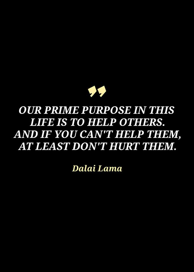 Dalai Lama Quote: Help Others