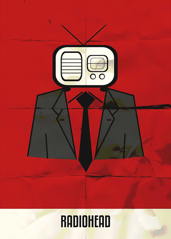 Radiohead Minimalist Poster Art