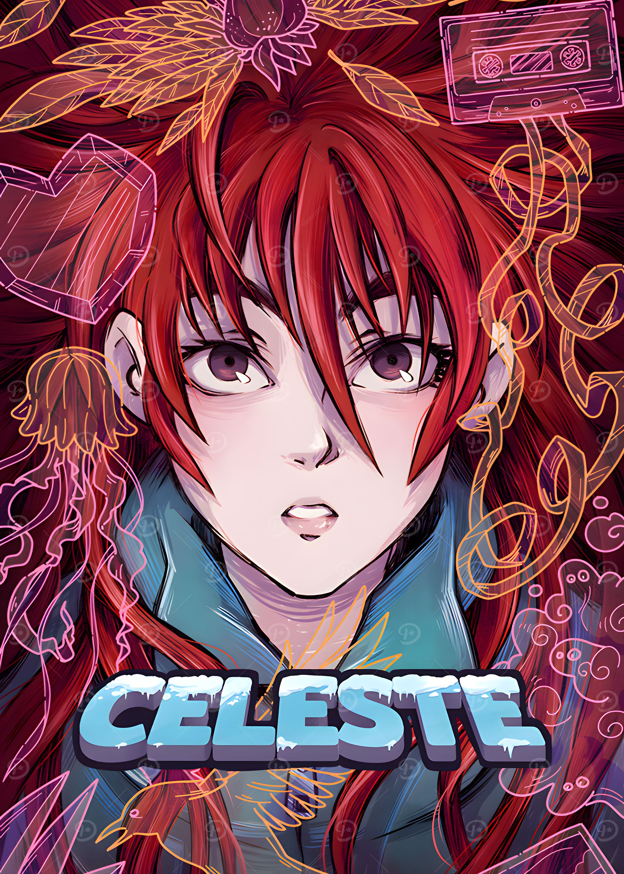 Celeste Game Fanart Portrait