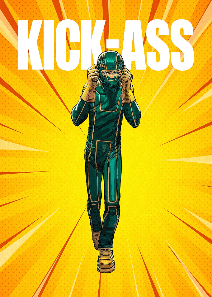 Kick-Ass Comic Book Hero