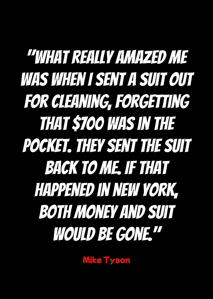 mike tyson quote on honesty