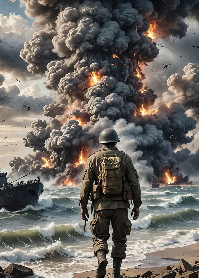 Soldier Beach Explosion
