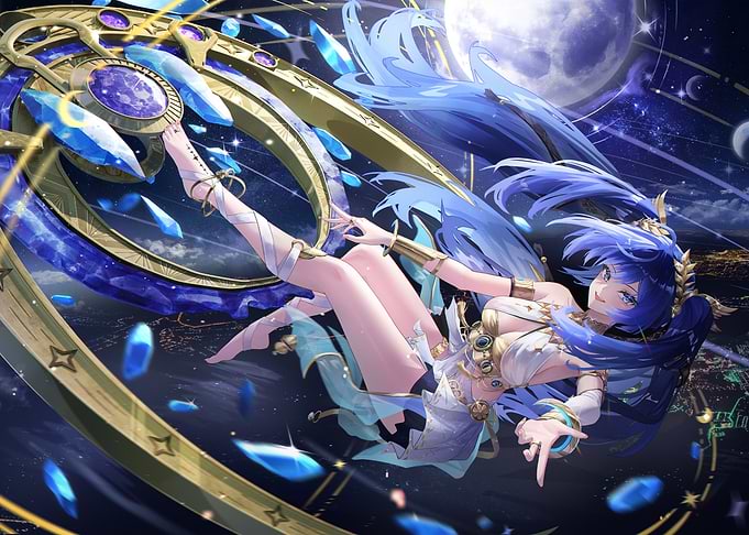 Girl with Celestial Ornament