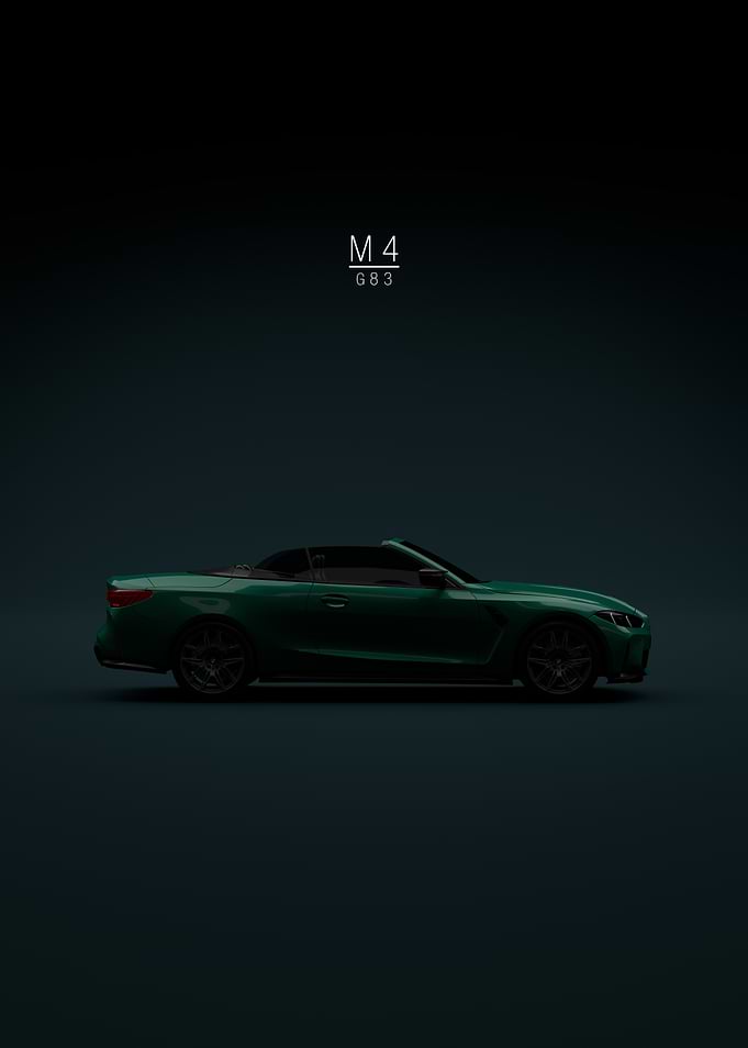 Green BMW M4 G83 Convertible