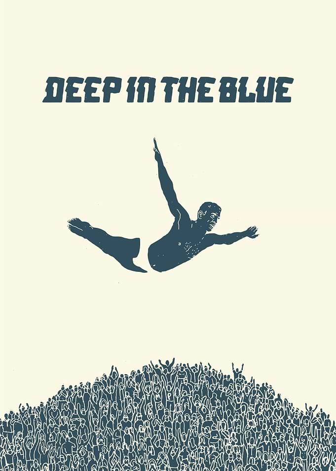 Diver in the Blue