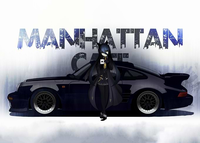 Manhattan Cafe with a Dark Car