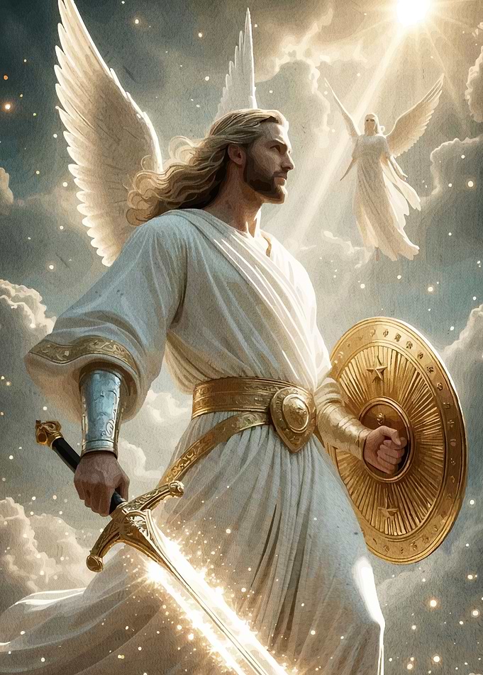 Angel Warrior Sword Shield