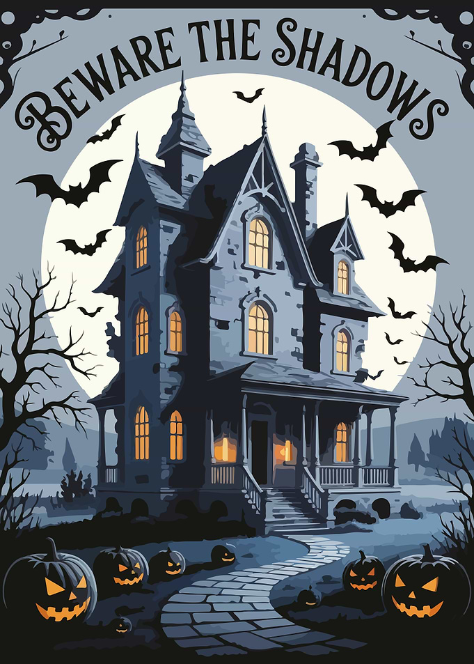 Beware the Shadows: Halloween Haunted House