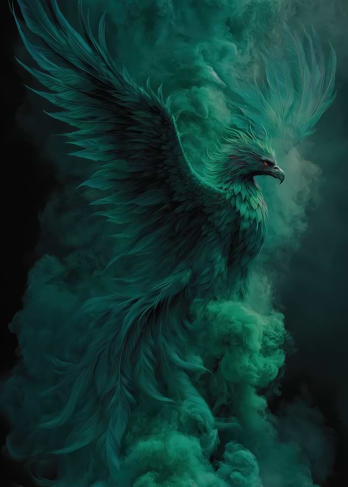 Emerald Phoenix Rising