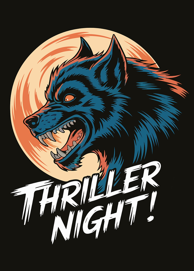 Thriller Night Werewolf Illustration