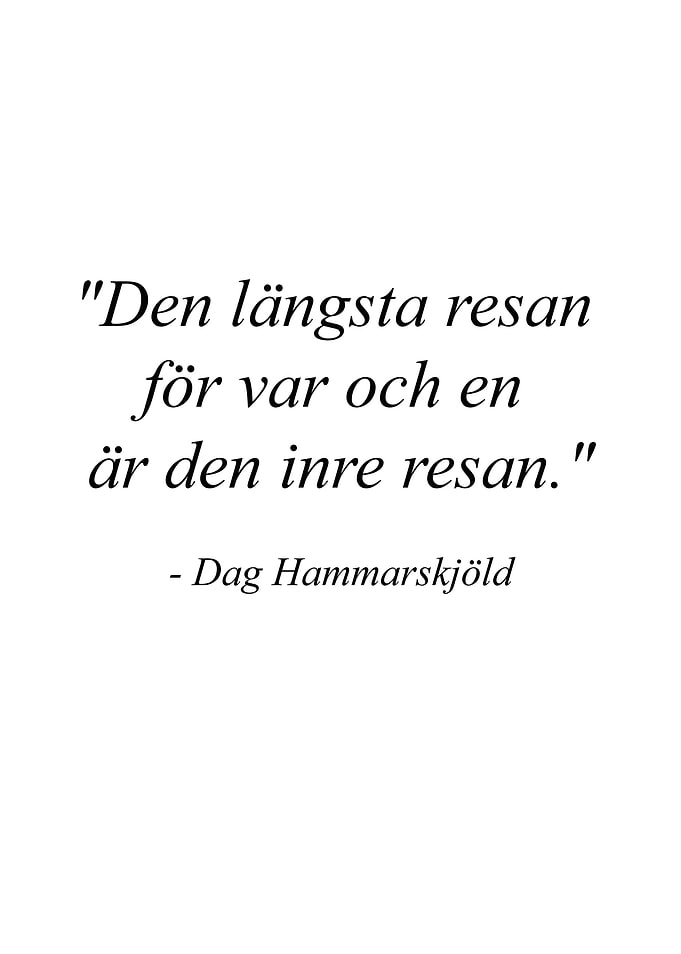 Inspirational Quote by Dag Hammarskjöld