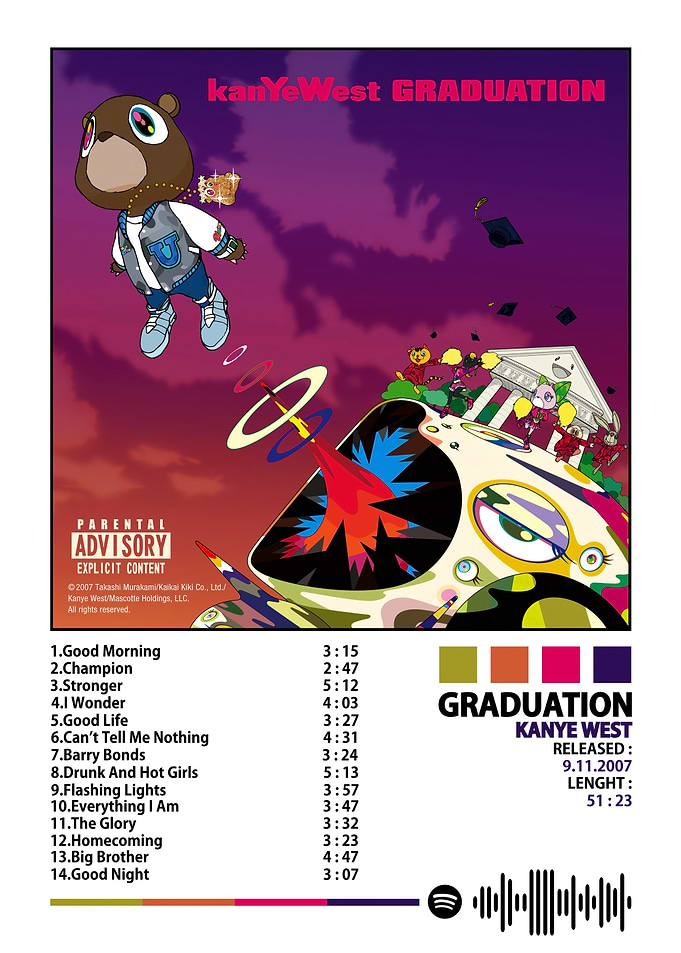 Kanye West Graduation Album Cover