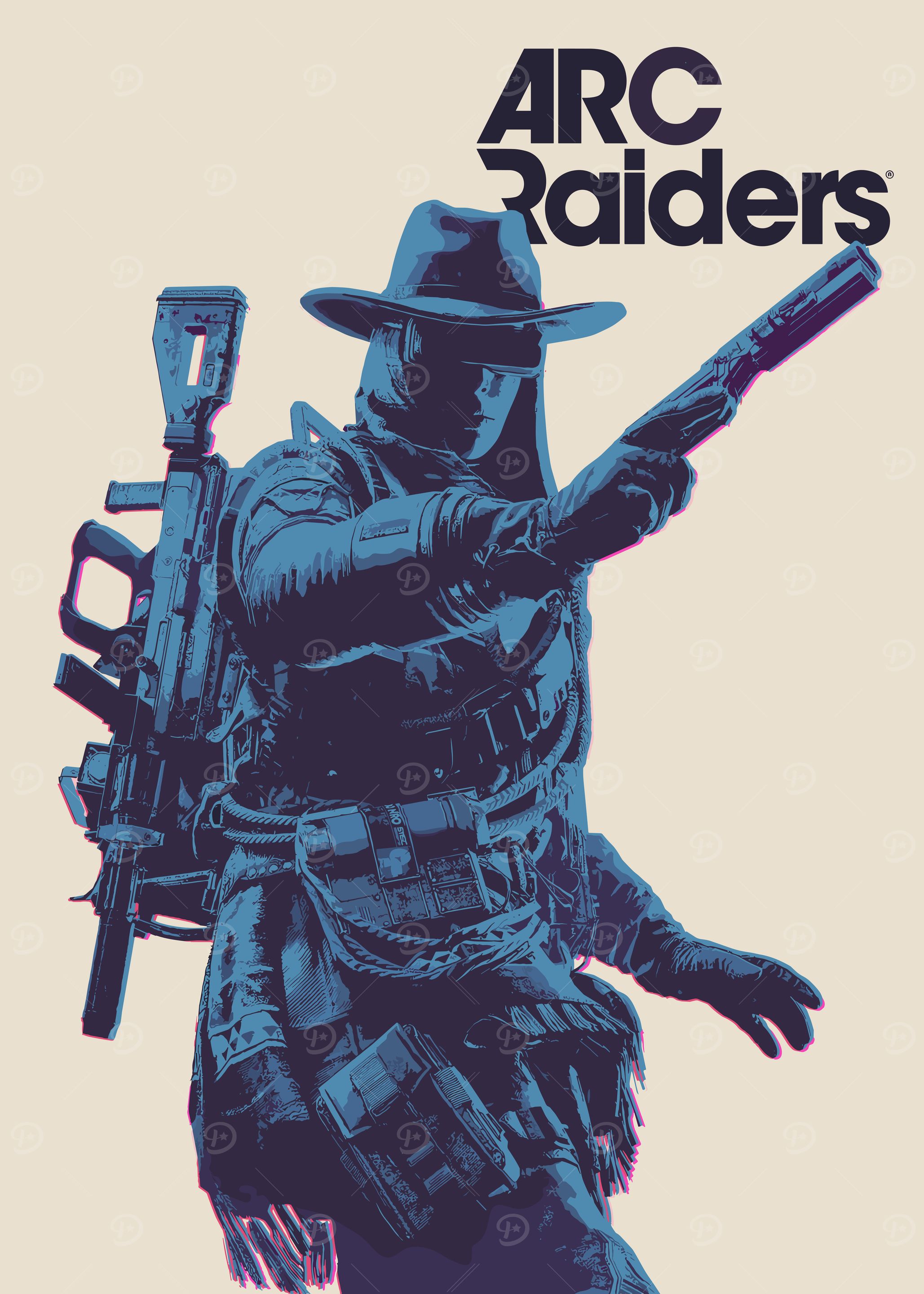Arc Raiders Game Character Illustration