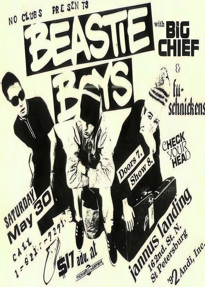 Beastie Boys Concert Poster