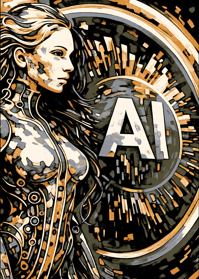 AI Woman Digital Art