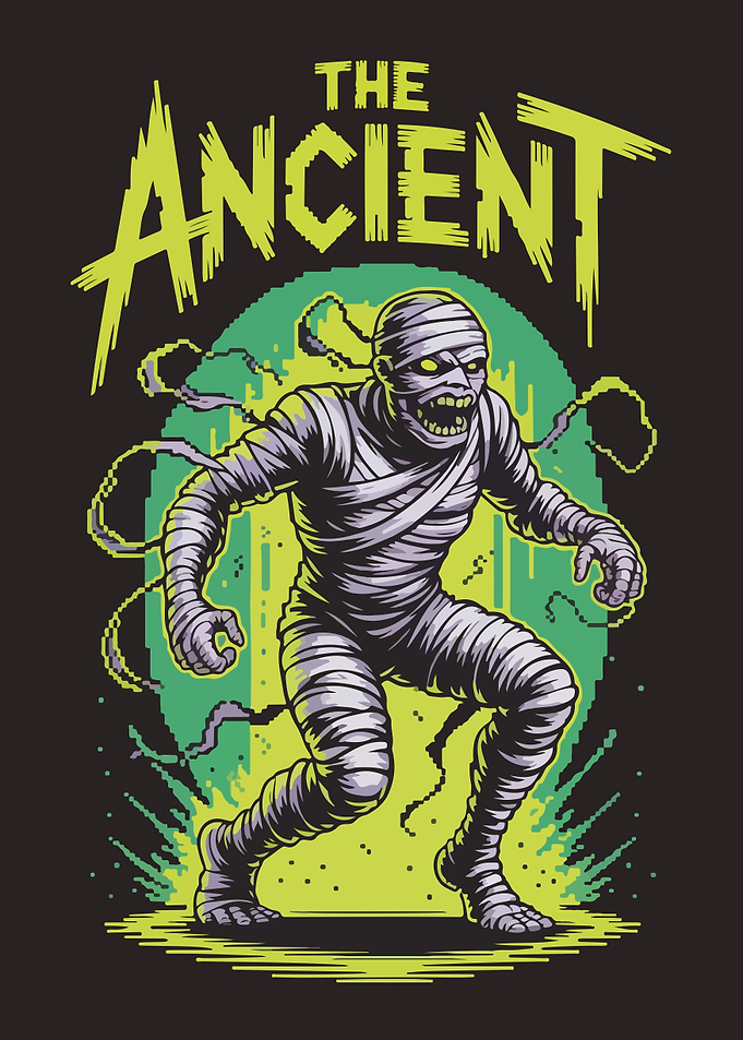 The Ancient Mummy Illustration