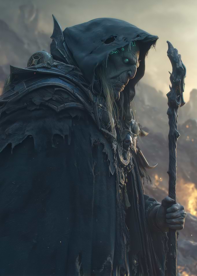Dark Fantasy Orc Witch