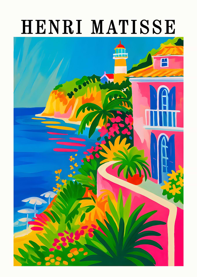 Henri Matisse Coastal Landscape Painting