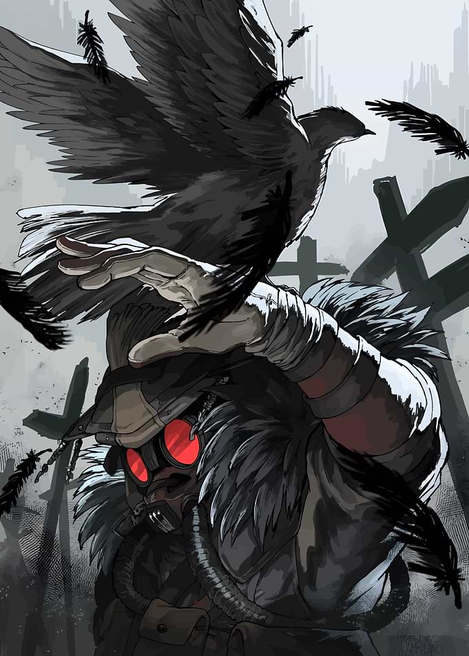 Bloodhound and Raven