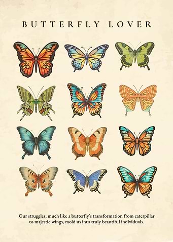 Butterfly Lover Illustration