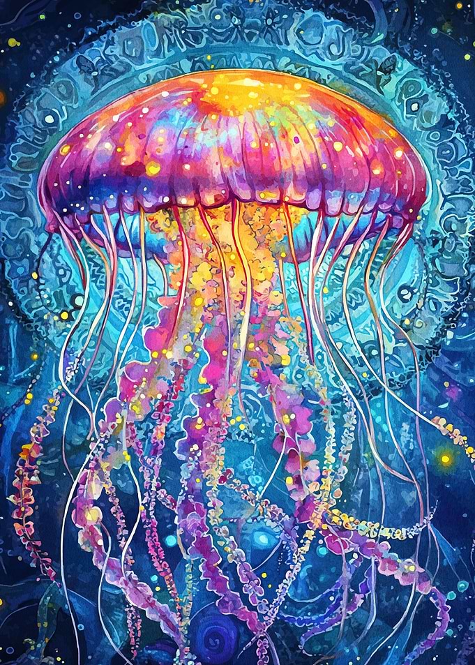 Colorful Jellyfish