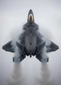F-22 Raptor in Flight