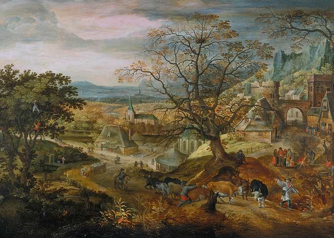 Landscape with Village