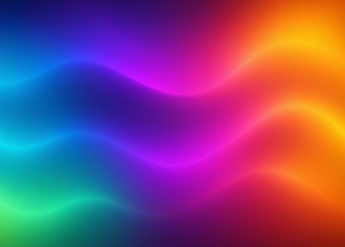 Colorful Gradient Waves