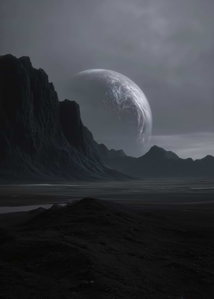 Monochromatic Alien Landscape