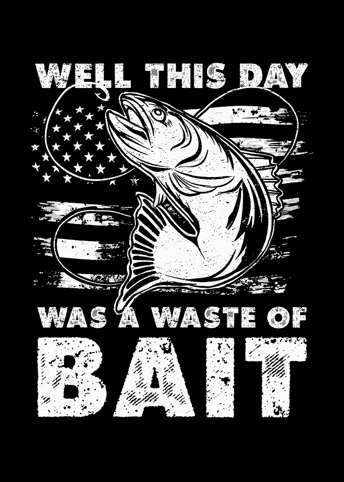 Fishing Bait Waste Graphic Design