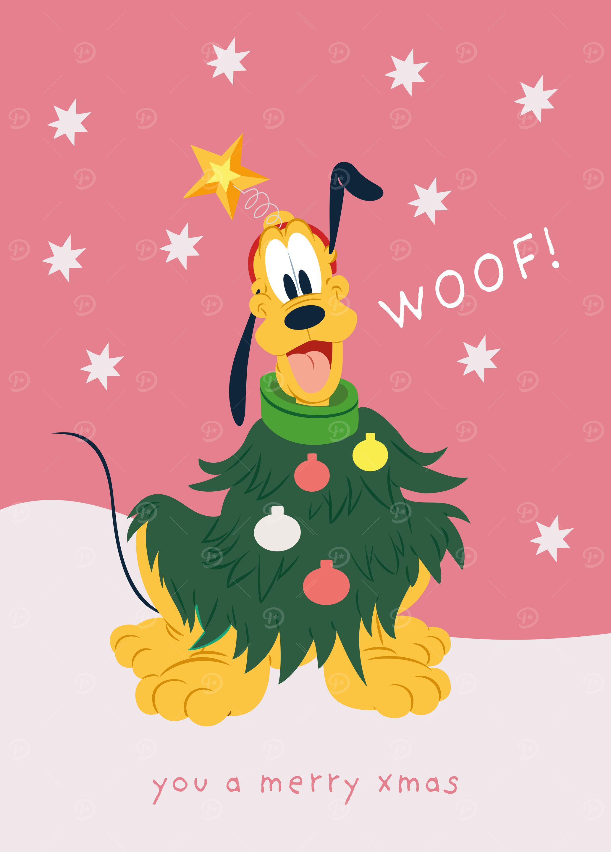 Pluto's Christmas Woof!