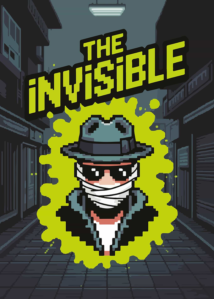 The Invisible Man Pixel Art