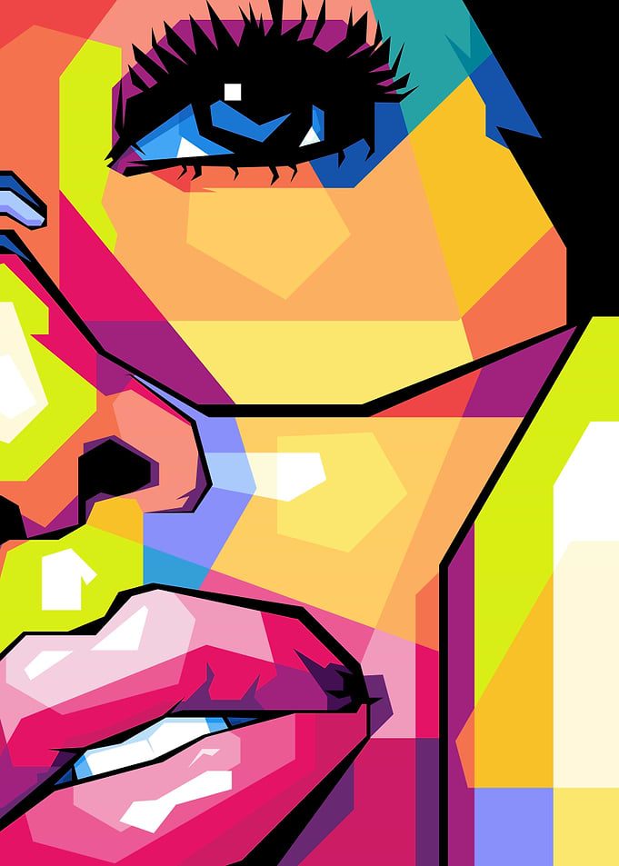 Aaliyah Pop Art