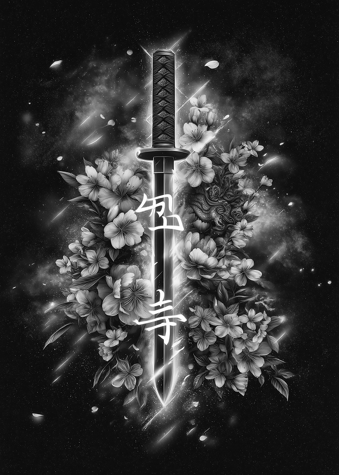 Monochrome Katana