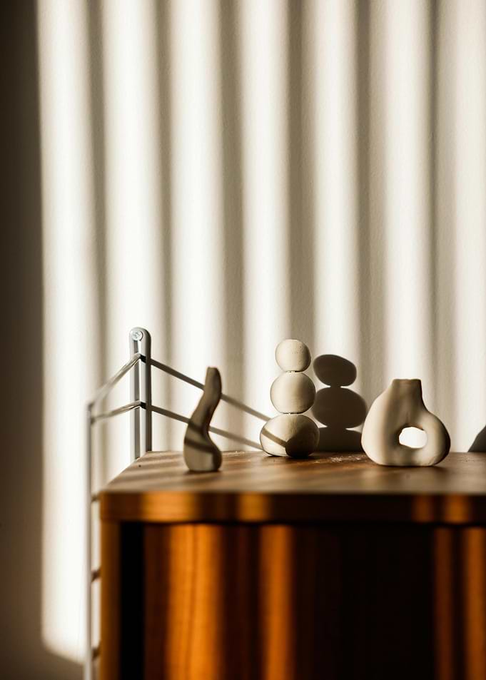 Minimalist Still Life with Ceramic Objects