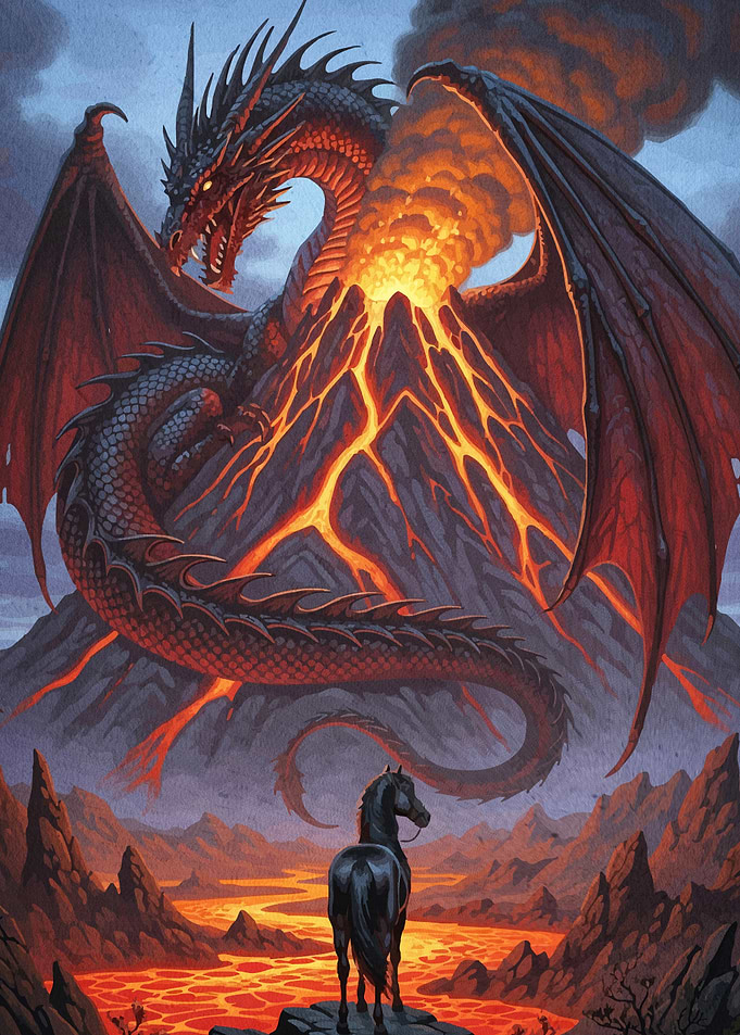 Dragon Horse Volcano