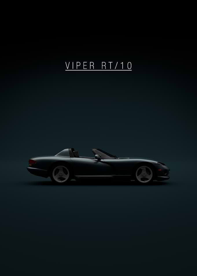 Viper RT/10 Car Poster