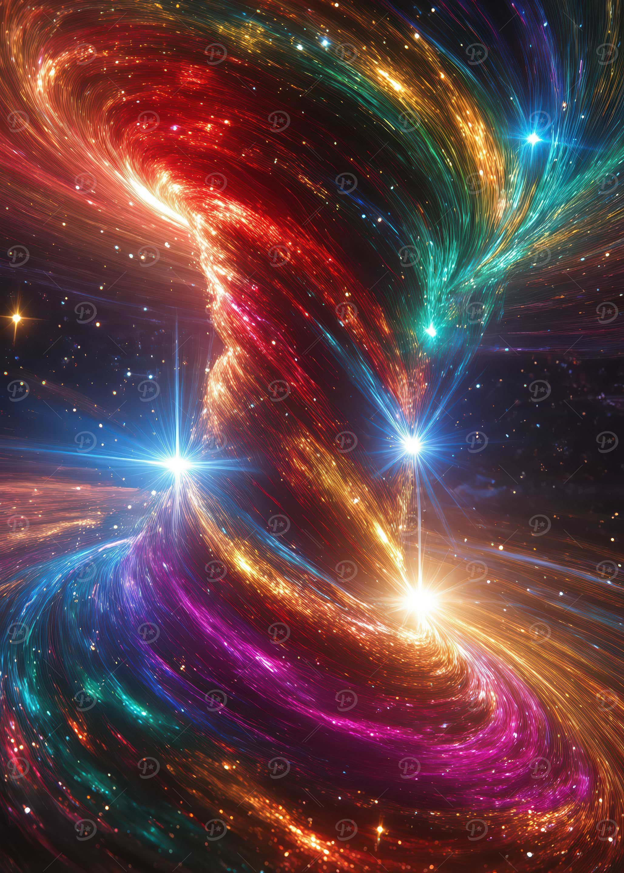 Colorful Cosmic Vortex