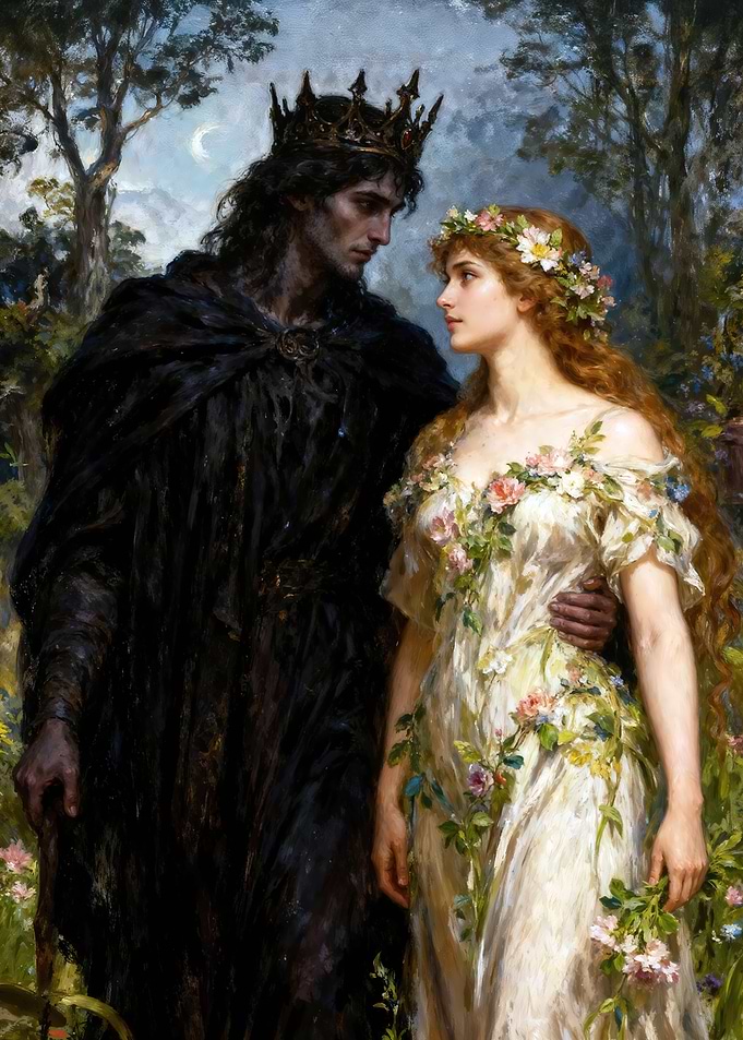 Hades and Persephone in Enchanted Forest
