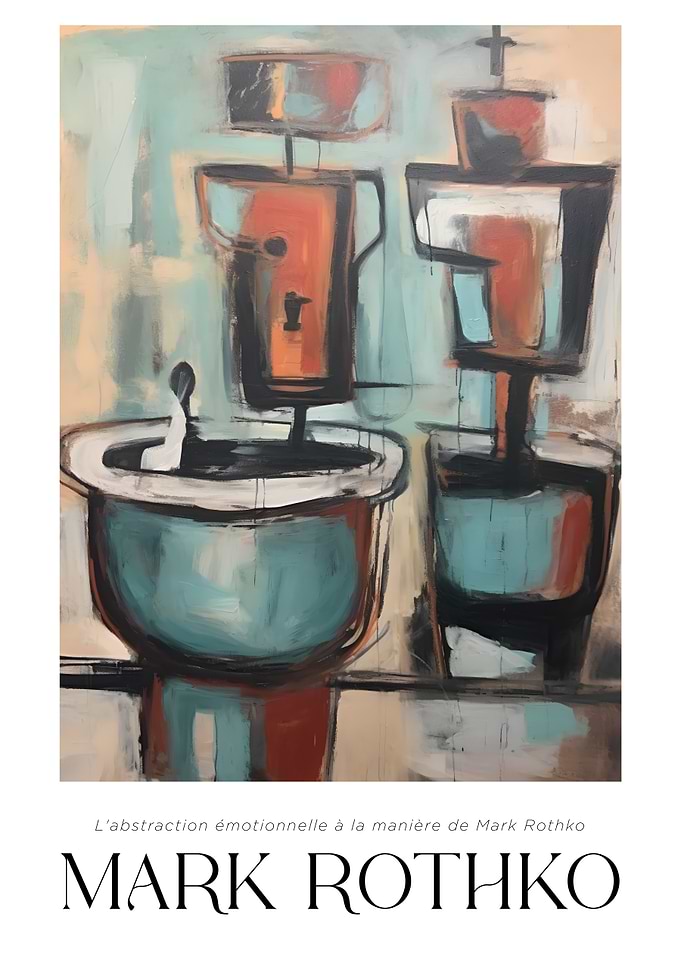 Abstract Painting in Rothko Style, mark rothkopaintings