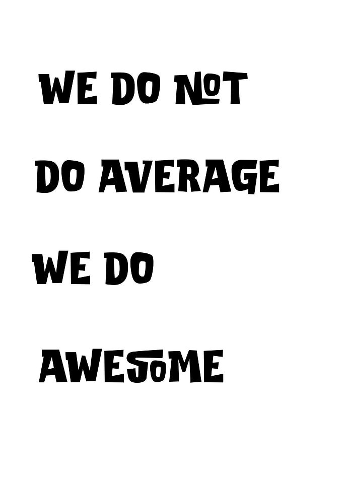 We Do Awesome Text Art