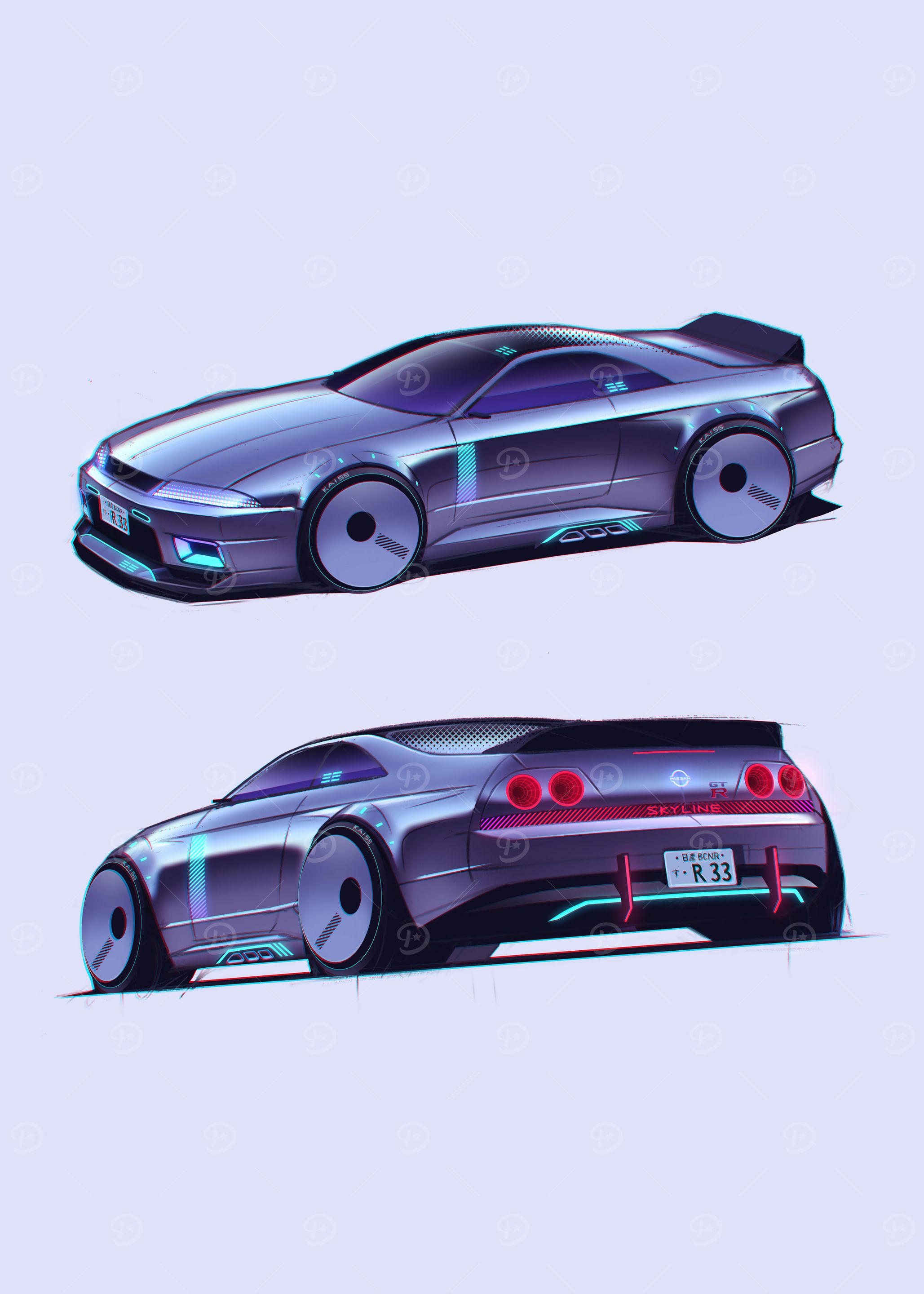 Skyline R33