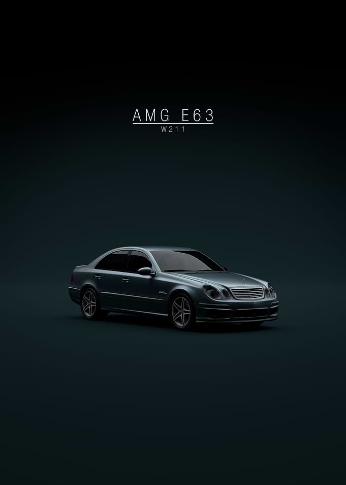 AMG E63 W211 Car Portrait
