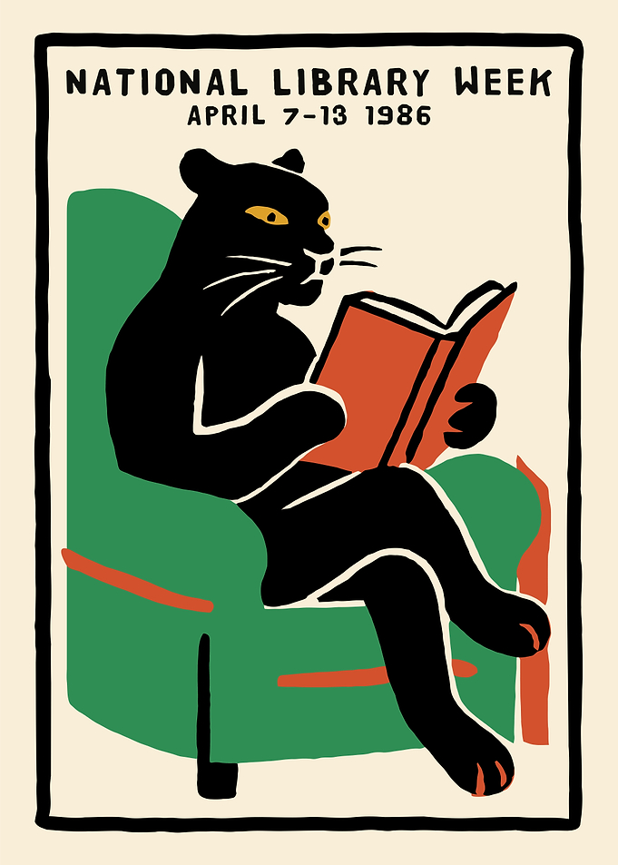National Library Week 1986 Poster