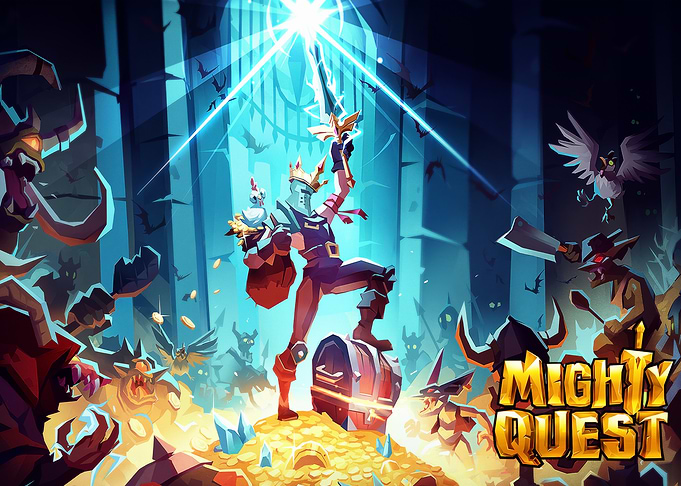 Mighty Quest Game Illustration