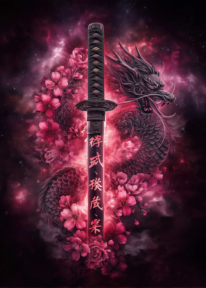 Cosmic Dragon Katana