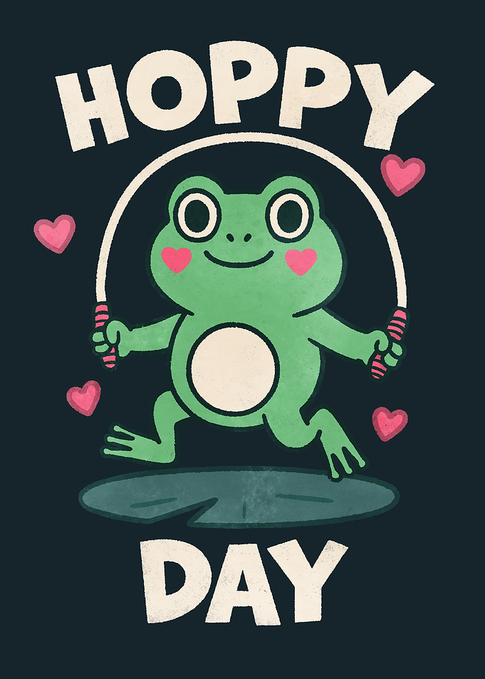 Hoppy Day Frog Skipping Rope