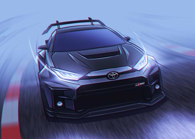 Toyota GR Yaris Racing Car