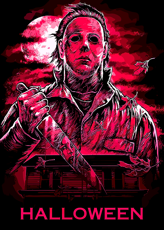 Halloween Michael Myers Horror Art