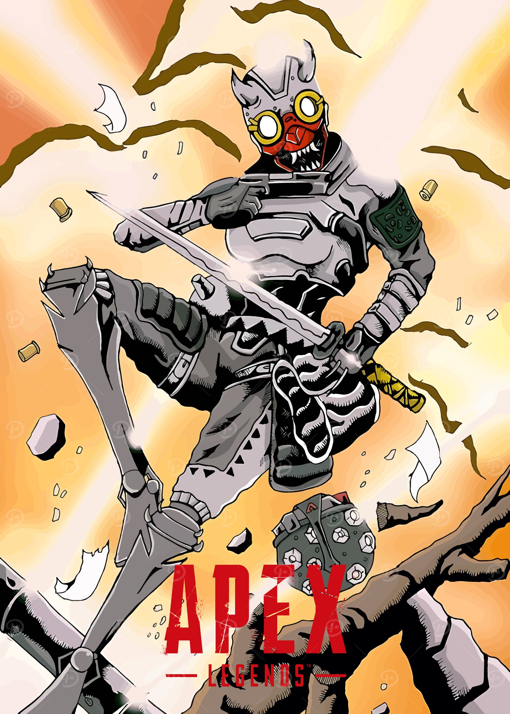 Apex Legends Octane Samurai Skin